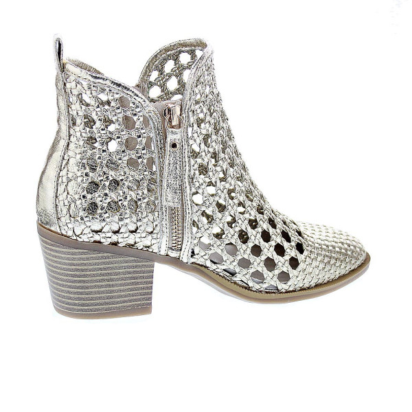 Botines Xti zapatos Mujer modelo 145267 Oro Cremallera