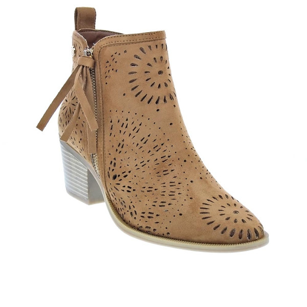 Botines Xti zapatos Mujer modelo 145327 Marrón Cremallera