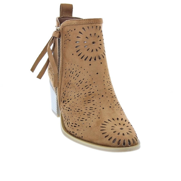 Botines Xti zapatos Mujer modelo 145327 Marrón Cremallera