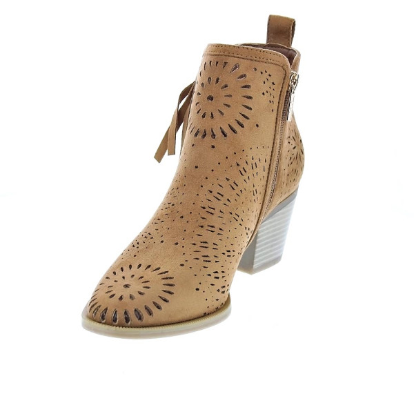 Botines Xti zapatos Mujer modelo 145327 Marrón Cremallera