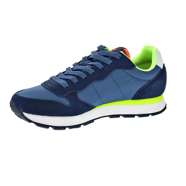 Zapatillas Sun68 AX zapatos Hombre modelo Tom Fluo Azul Cordón