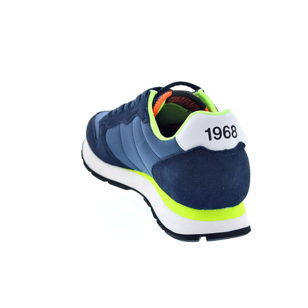 Zapatillas Sun68 AX zapatos Hombre modelo Tom Fluo Azul Cordón