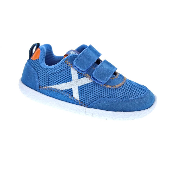Zapatillas Munich zapatos Niño modelo Baby Koda 23 Barefoot Azul Velcro