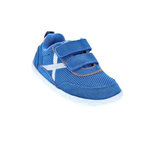 Zapatillas Munich zapatos Niño modelo Baby Koda 23 Barefoot Azul Velcro