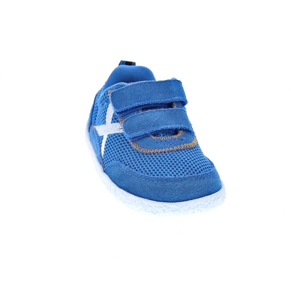 Zapatillas Munich zapatos Niño modelo Baby Koda 23 Barefoot Azul Velcro
