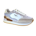 Zapatillas Pepe Jeans zapatos Mujer modelo Rusper Racer Beige Cordón