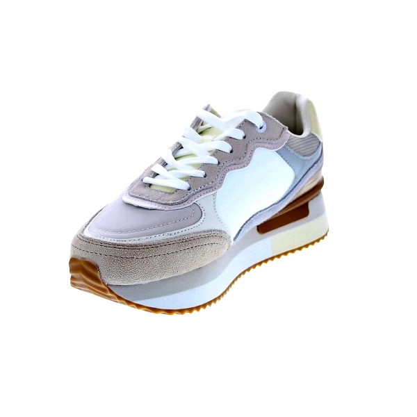 Zapatillas Pepe Jeans zapatos Mujer modelo Rusper Racer Beige Cordón