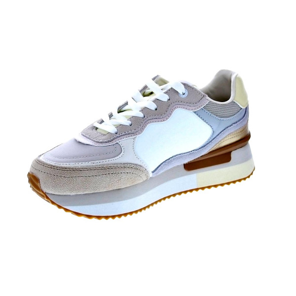 Zapatillas Pepe Jeans zapatos Mujer modelo Rusper Racer Beige Cordón