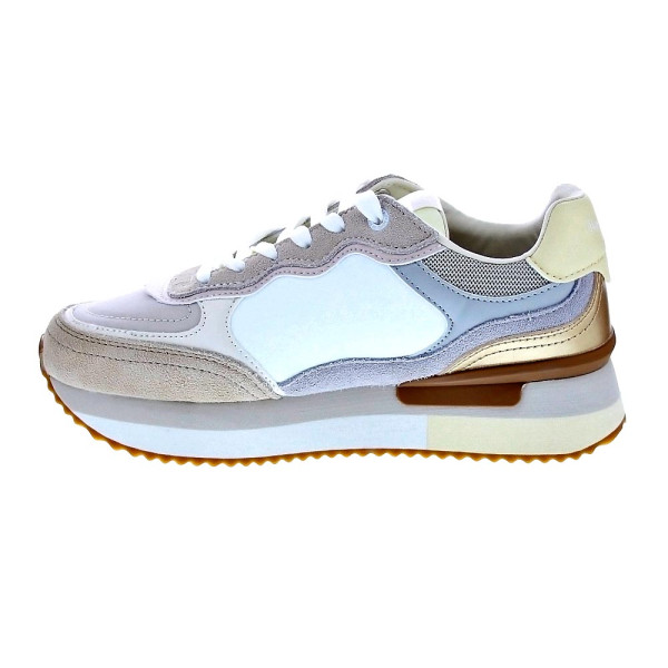 Zapatillas Pepe Jeans zapatos Mujer modelo Rusper Racer Beige Cordón