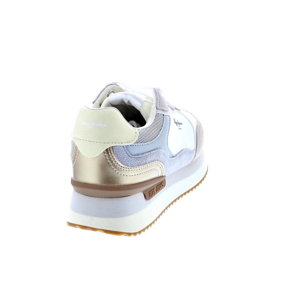 Zapatillas Pepe Jeans zapatos Mujer modelo Rusper Racer Beige Cordón