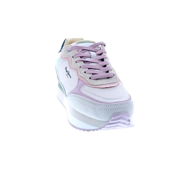 Zapatillas Pepe Jeans zapatos Mujer modelo Rusper Racer Beige 