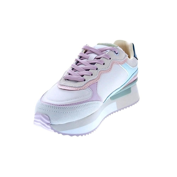 Zapatillas Pepe Jeans zapatos Mujer modelo Rusper Racer Beige 