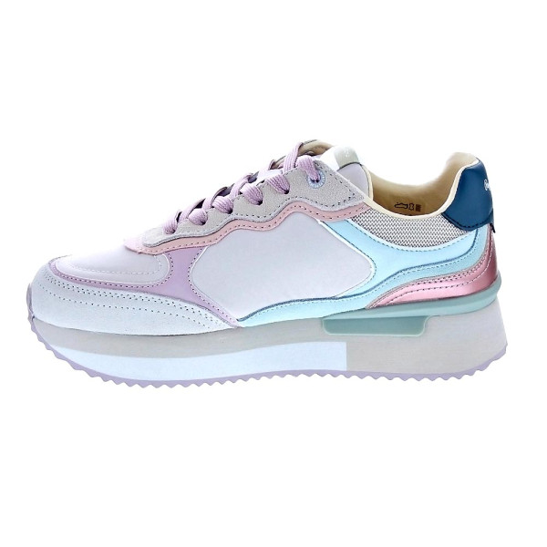 Zapatillas Pepe Jeans zapatos Mujer modelo Rusper Racer Beige 