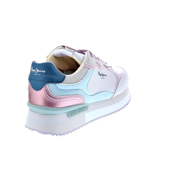 Zapatillas Pepe Jeans zapatos Mujer modelo Rusper Racer Beige 