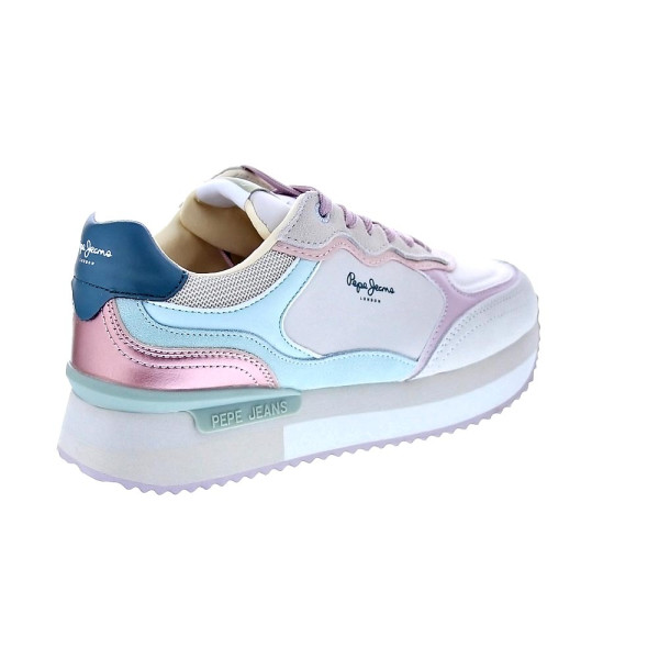 Zapatillas Pepe Jeans zapatos Mujer modelo Rusper Racer Beige 