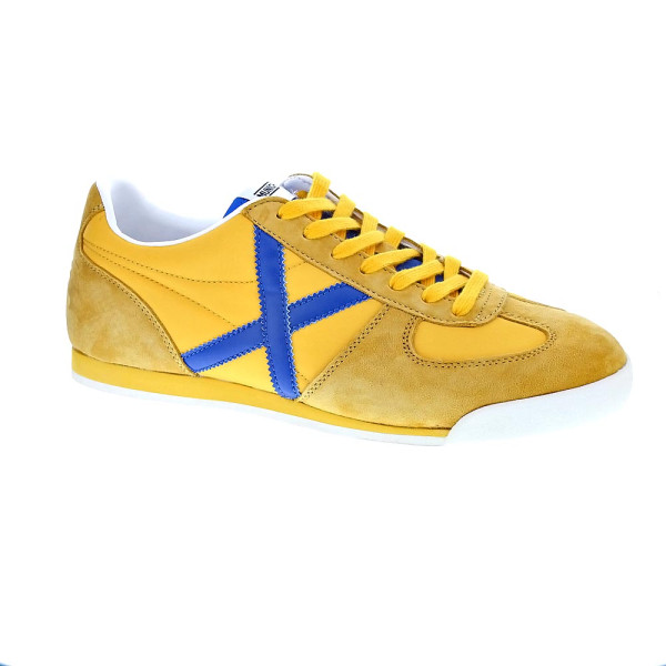 Zapatillas Munich zapatos Hombre modelo Stereo 04 Amarillo Cordón