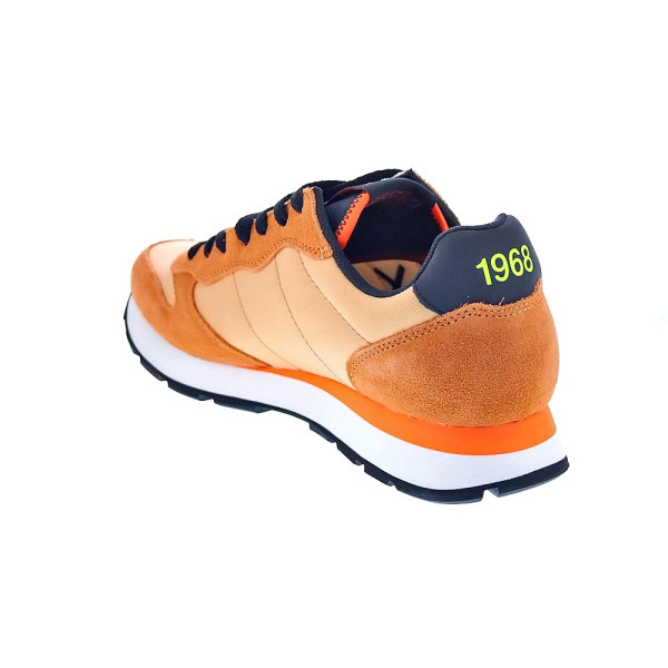 Zapatillas Sun68 AX zapatos Hombre modelo Tom Fluo Naranja 