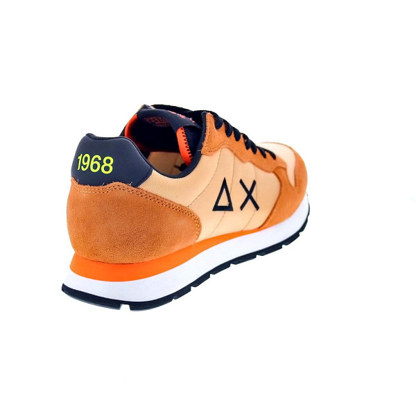 Zapatillas Sun68 AX zapatos Hombre modelo Tom Fluo Naranja 