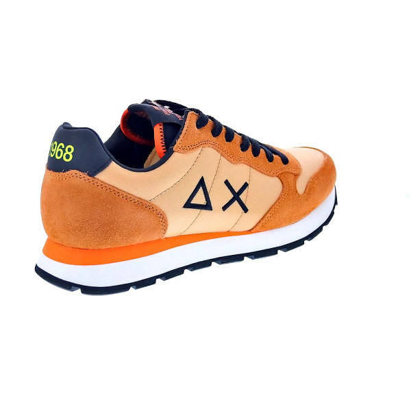 Zapatillas Sun68 AX zapatos Hombre modelo Tom Fluo Naranja 
