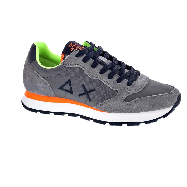 Zapatillas Sun68 AX zapatos Hombre modelo Tom Fluo Marrón 