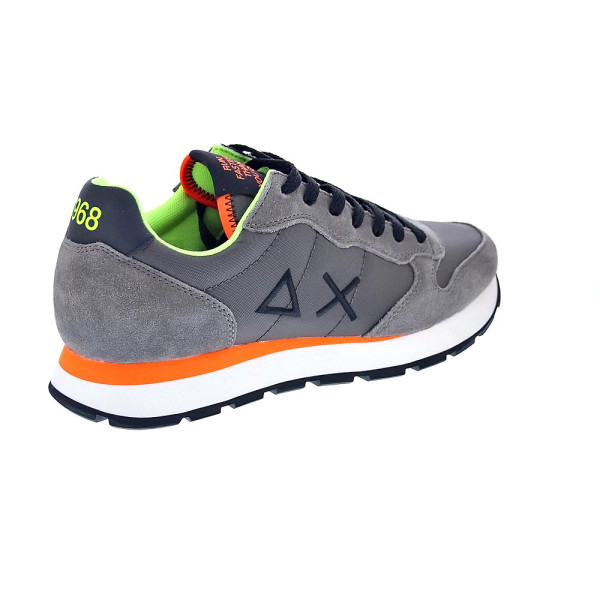 Zapatillas Sun68 AX zapatos Hombre modelo Tom Fluo Marrón 