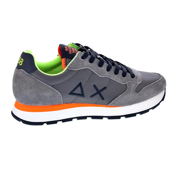 Zapatillas Sun68 AX zapatos Hombre modelo Tom Fluo Marrón 