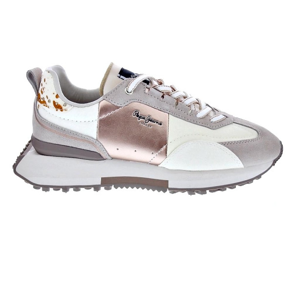 Zapatillas Pepe Jeans zapatos Mujer modelo Archer Mix Beige 