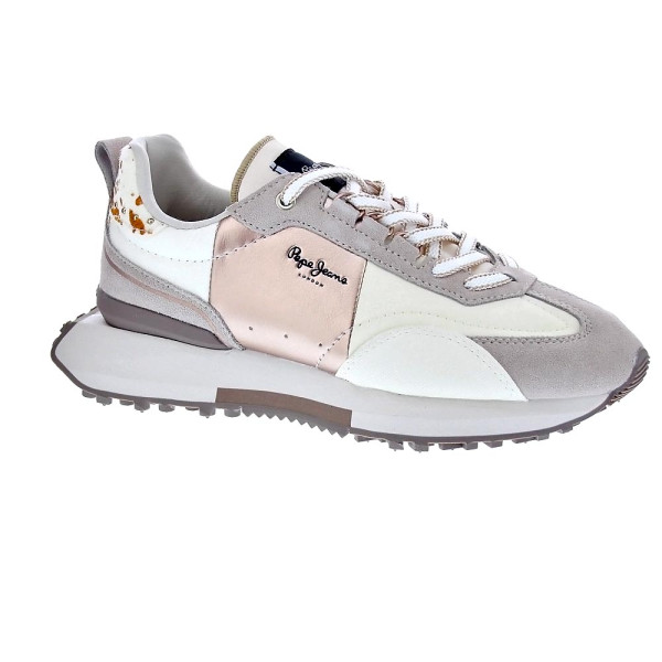 Zapatillas Pepe Jeans zapatos Mujer modelo Archer Mix Beige 