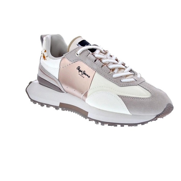Zapatillas Pepe Jeans zapatos Mujer modelo Archer Mix Beige 