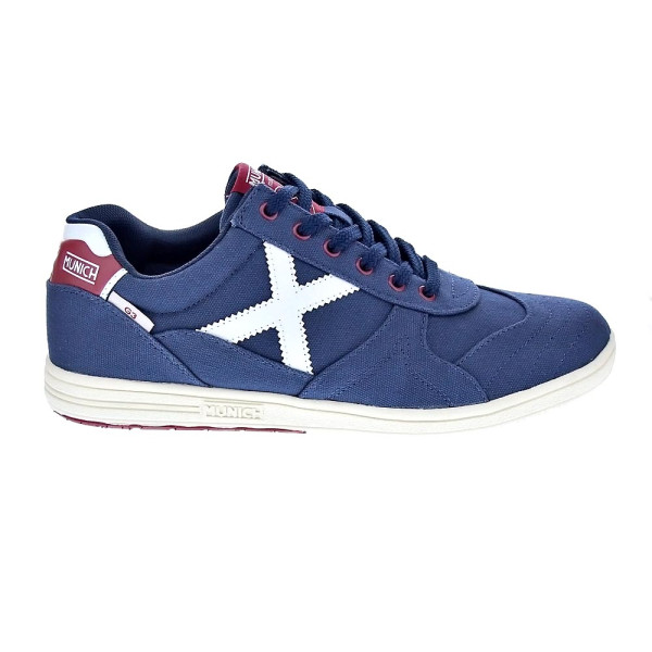 Zapatillas Munich zapatos Hombre modelo G-3 Canvas 457 Azul 