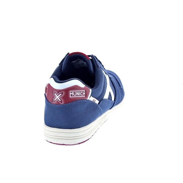 Zapatillas Munich zapatos Hombre modelo G-3 Canvas 457 Azul 