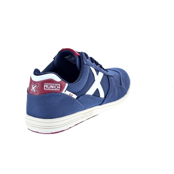 Zapatillas Munich zapatos Hombre modelo G-3 Canvas 457 Azul 