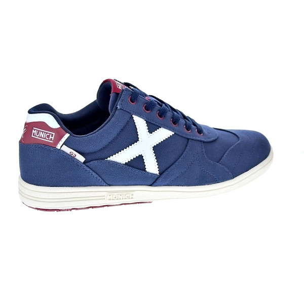 Zapatillas Munich zapatos Hombre modelo G-3 Canvas 457 Azul 