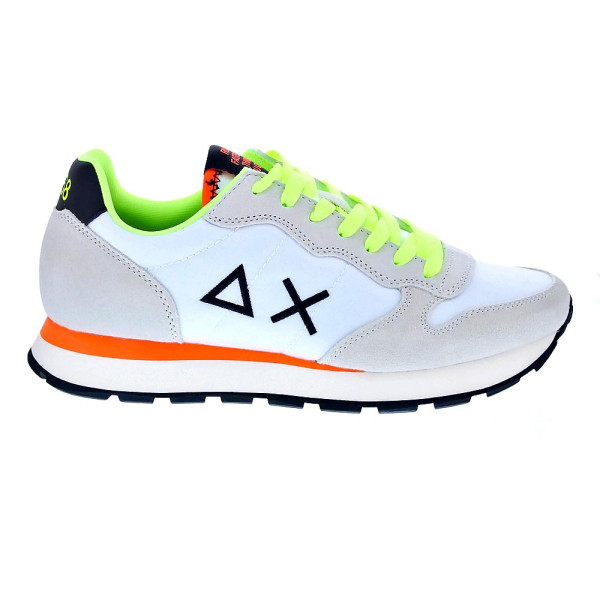 Zapatillas Sun68 AX zapatos Hombre modelo Tom Fluo Blanco 