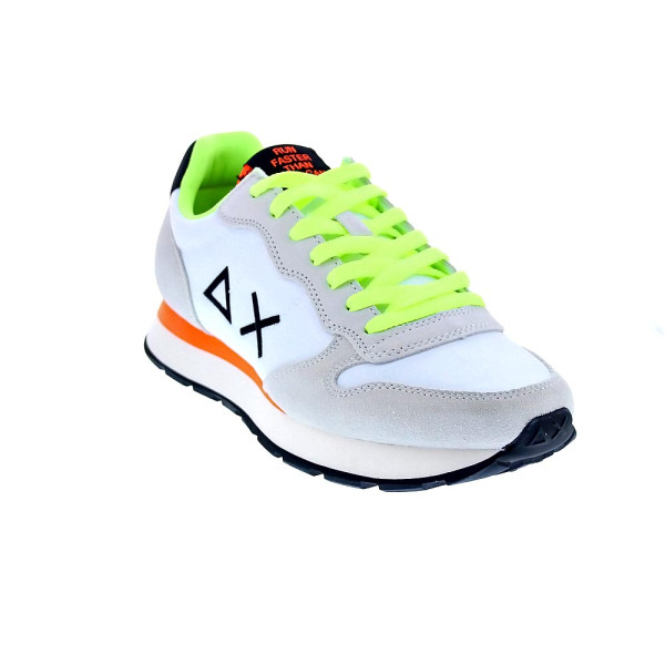 Zapatillas Sun68 AX zapatos Hombre modelo Tom Fluo Blanco 