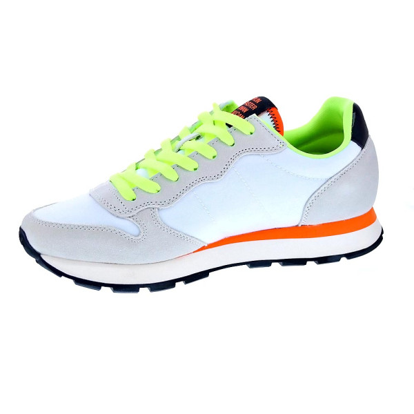 Zapatillas Sun68 AX zapatos Hombre modelo Tom Fluo Blanco 