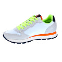 Zapatillas Sun68 AX zapatos Hombre modelo Tom Fluo Blanco 