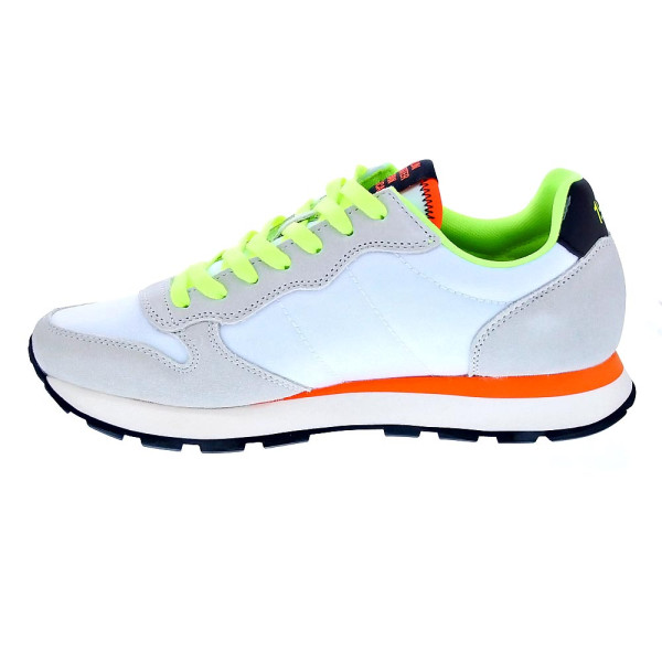 Zapatillas Sun68 AX zapatos Hombre modelo Tom Fluo Blanco 