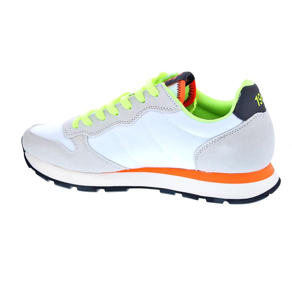 Zapatillas Sun68 AX zapatos Hombre modelo Tom Fluo Blanco 