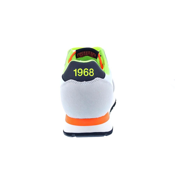 Zapatillas Sun68 AX zapatos Hombre modelo Tom Fluo Blanco 