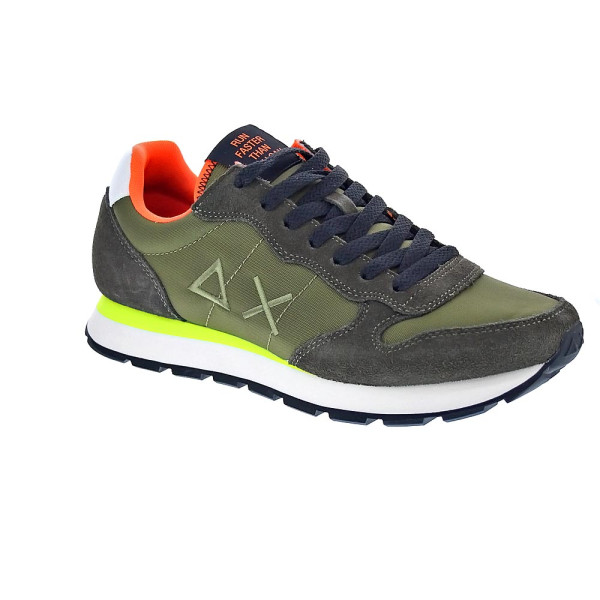 Zapatillas Sun68 AX zapatos Hombre modelo Tom Fluo Verde 