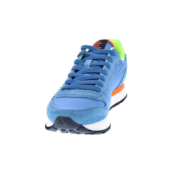 Zapatillas Sun68 AX zapatos Hombre modelo Tom Fluo Azul 