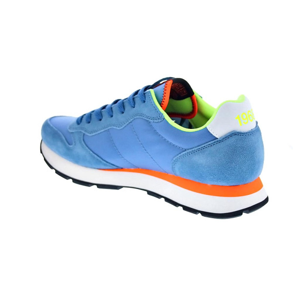 Zapatillas Sun68 AX zapatos Hombre modelo Tom Fluo Azul 