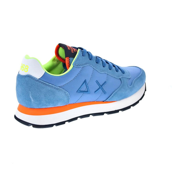Zapatillas Sun68 AX zapatos Hombre modelo Tom Fluo Azul 