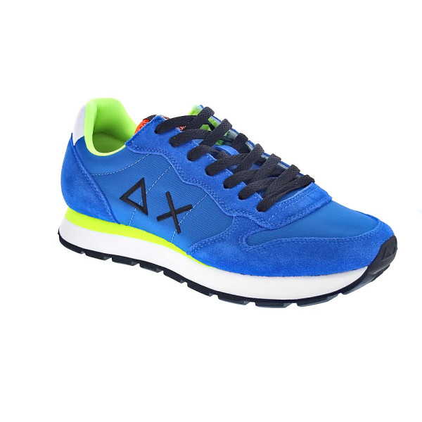Zapatillas Sun68 AX zapatos Hombre modelo Tom Fluo Azul 