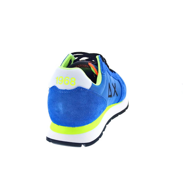 Zapatillas Sun68 AX zapatos Hombre modelo Tom Fluo Azul 