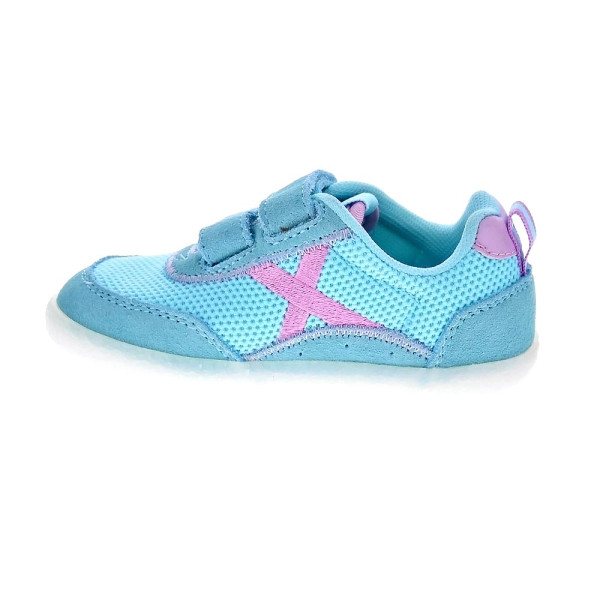 Zapatillas Munich zapatos Niña modelo Baby Koda 22 Barefoot Verde Velcro