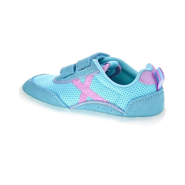 Zapatillas Munich zapatos Niña modelo Baby Koda 22 Barefoot Verde Velcro