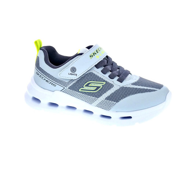 Zapatillas Skechers zapatos Niño modelo Glide Step Gris 