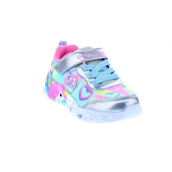 Zapatillas Skechers zapatos Niña modelo Unicorn Charmer Plata 